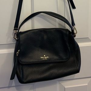 Kate Spade black leather bag